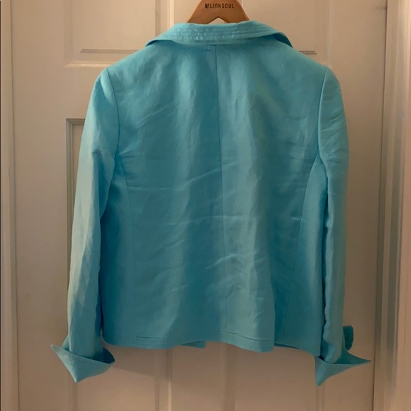 Talbots linen blazer size 2 - Picture 4 of 4